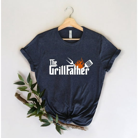 The Grill Father T-Shirt, The Grillfather Shirt, Father’s Day BBQ Shirt, Gift for Grill Loving Dads