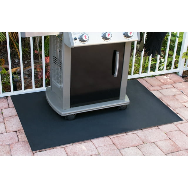 The Grill Mat 3'x5" Industrial Grade Black Splatter Mat