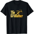 thumbnail image 1 of The Grillfather BBQ Grill & Smoker | Barbecue Chef T-Shirt, 1 of 2