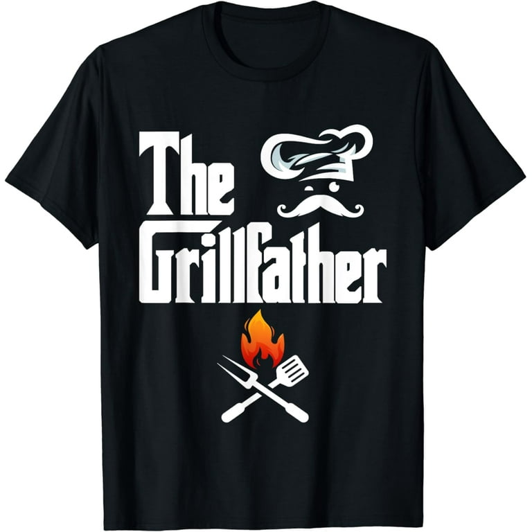 The Grillfather Bbq Distressed Dad Grilling Shirt The Grillfather Bbq Distressed Dad Grilling Shirt