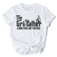 thumbnail image 1 of The Grillfather BBQ T-Shirt, White Funny Tee for Grillmaster Dads, 1 of 7