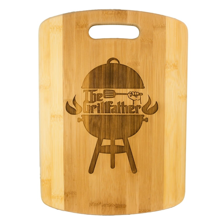 The Grillfather Cutting Board 14''x9.5''x.5'' Bamboo The Grillfather Cutting Board 14''x9.5''x.5'' Bamboo