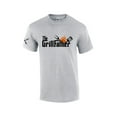 thumbnail image 1 of The Grillfather Dad Grandpa Funny Grillin Men's Short Sleeve Fathers Day T-shirt Graphic Tee-Sports Grey-large, 1 of 4