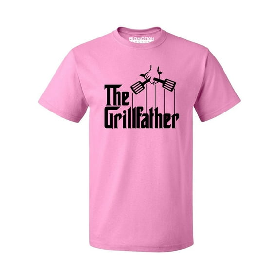 The Grillfather Funny Father's Day Gift Men's T-shirt, Azalea Pink, M