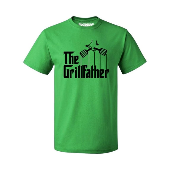 The Grillfather Funny Father's Day Gift Men's T-shirt, Green, 2XL