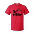 thumbnail image 1 of The Grillfather Funny Father's Day Gift Men's T-shirt, Red, L, 1 of 2