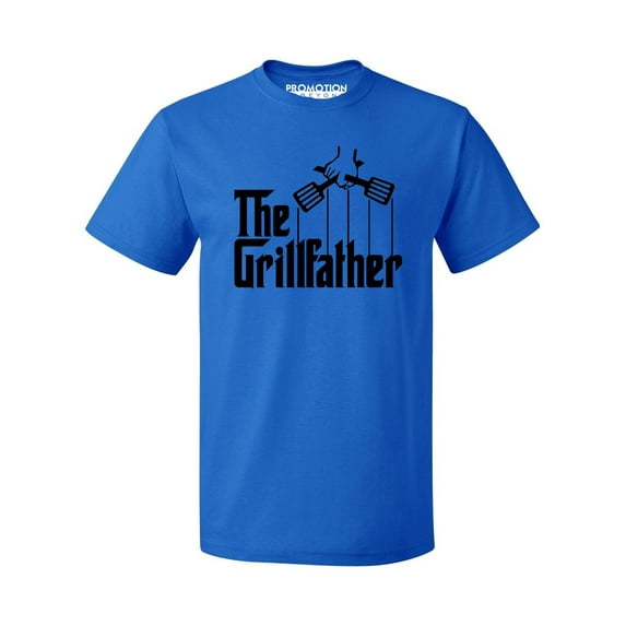 The Grillfather Funny Father's Day Gift Men's T-shirt, Royal, M