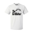 thumbnail image 1 of The Grillfather Funny Father's Day Gift Men's T-shirt, White, S, 1 of 2