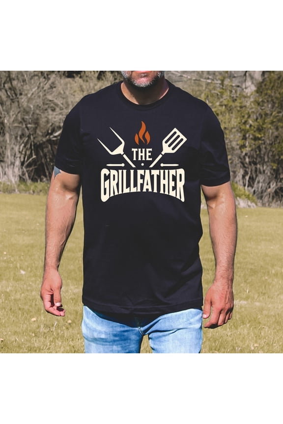 The Grillfather Shirt, Dad Shirts, Gifts For Dad, Tailgating Shirt, Bbq Party Outfit, Bbq Lover Shirt, Meat Lover Shirt, Papa Shirt, Uncle Shirt