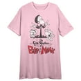 thumbnail image 1 of The Grim Adventures of Billy & Mandy Women's Pink Heather Short Sleeve Sleep Shirt-Medium, 1 of 3