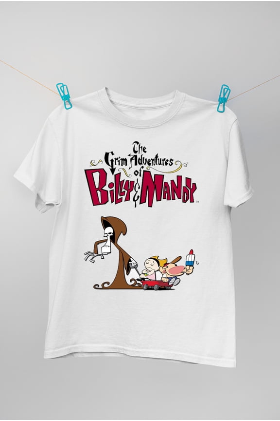 The Grim Adventures of Billy and Mandy T-shirt Cotton Unisex Tee S-4XL YI104