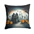 thumbnail image 1 of The Grim Reaper Spooky Halloween Fabric Decorative Pillow 14 in x 14 in, 1 of 2