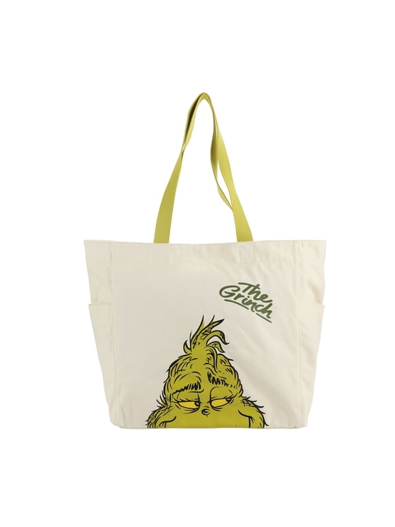 The Grinch 15.5-Inch Adult Canvas Tote Bag