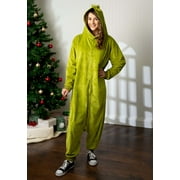 elope Grinch Kigurumi Womens Halloween Fancy-Dress Costume for Adult, One Size