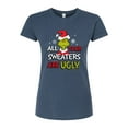 thumbnail image 1 of The Grinch - All Your Sweaters Are Ugly - Juniors Fitted Graphic T-Shirt, 1 of 4