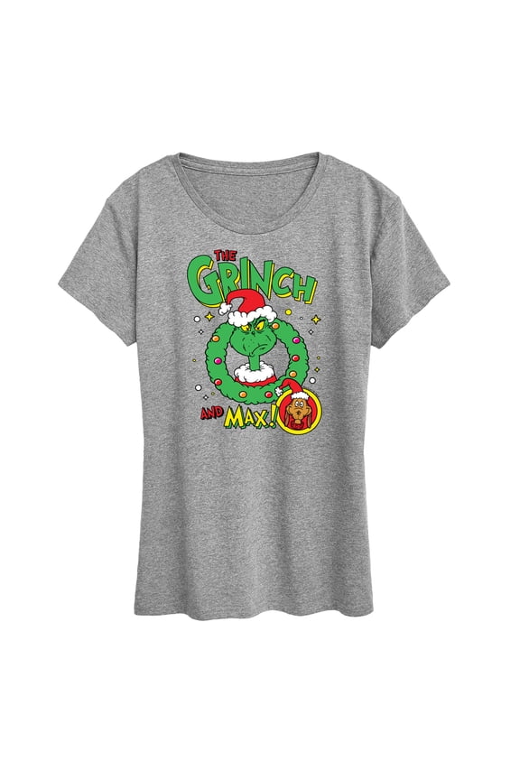 The Grinch - And Max - Women's Short Sleeve Graphic T-Shirt