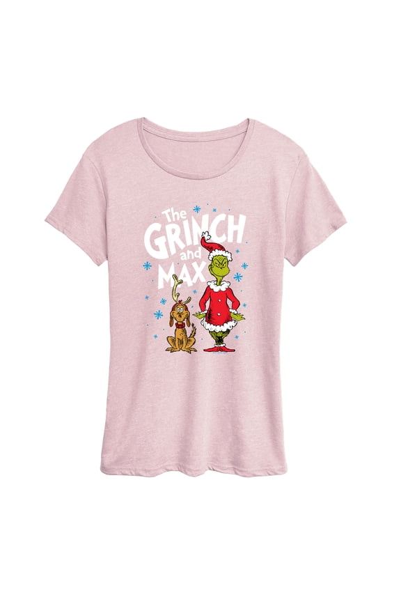 The Grinch - And Max - Women's Short Sleeve Graphic T-Shirt