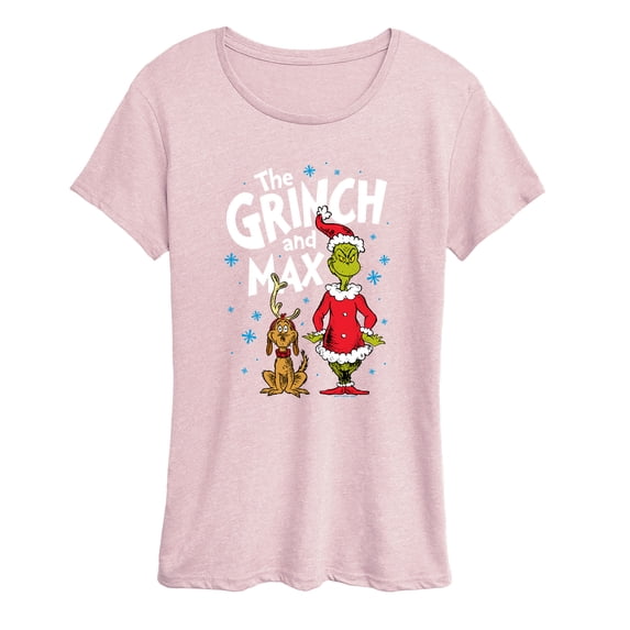 The Grinch - And Max - Women's Short Sleeve Graphic T-Shirt