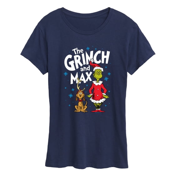 The Grinch - And Max - Women's Short Sleeve Graphic T-Shirt