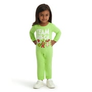 DR. SEUSS The Grinch Baby Unisex "Team Grinch" Coverall, Sizes 0/3M-24M