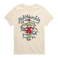 thumbnail image 1 of The Grinch - Bah Humbug Lights Boys' Short Sleeve Graphic T-Shirt, 1 of 3