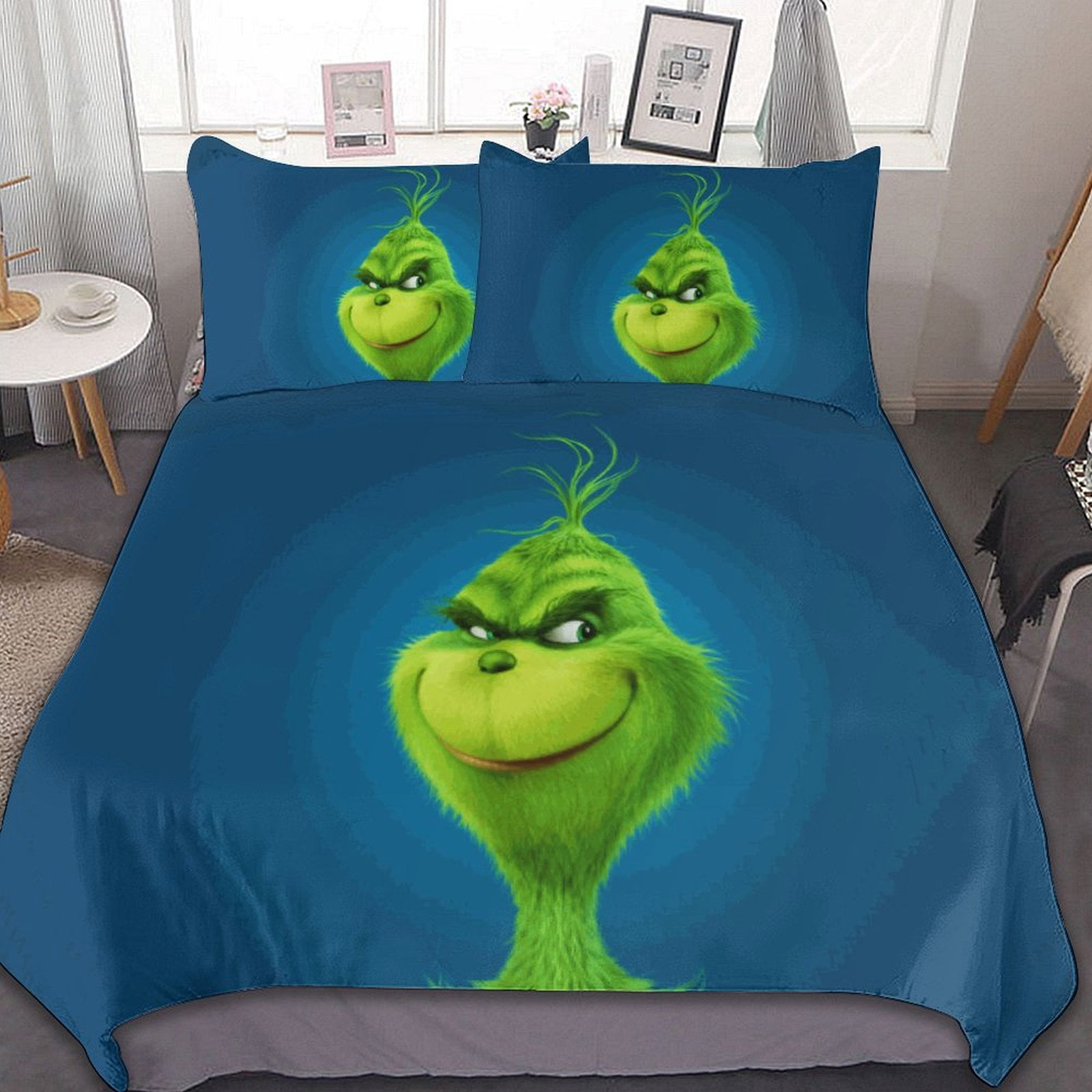The Grinch Bed Duvet Cover Microfiber Bedding Sets 3D Printed ...