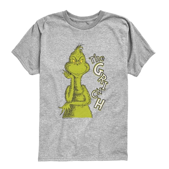 The Grinch - Big Portrait Boys' Short Sleeve Graphic T-Shirt