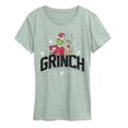 thumbnail image 1 of The Grinch - Block Letters And Max - Women's Short Sleeve Graphic T-Shirt, 1 of 3