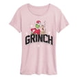 thumbnail image 1 of The Grinch - Block Letters And Max - Women's Short Sleeve Graphic T-Shirt, 1 of 3