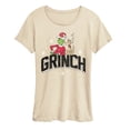 thumbnail image 1 of The Grinch - Block Letters And Max - Women's Short Sleeve Graphic T-Shirt, 1 of 4