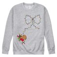 thumbnail image 1 of The Grinch - Bow Lights - Men's Crew Fleece Sweatshirt, 1 of 4