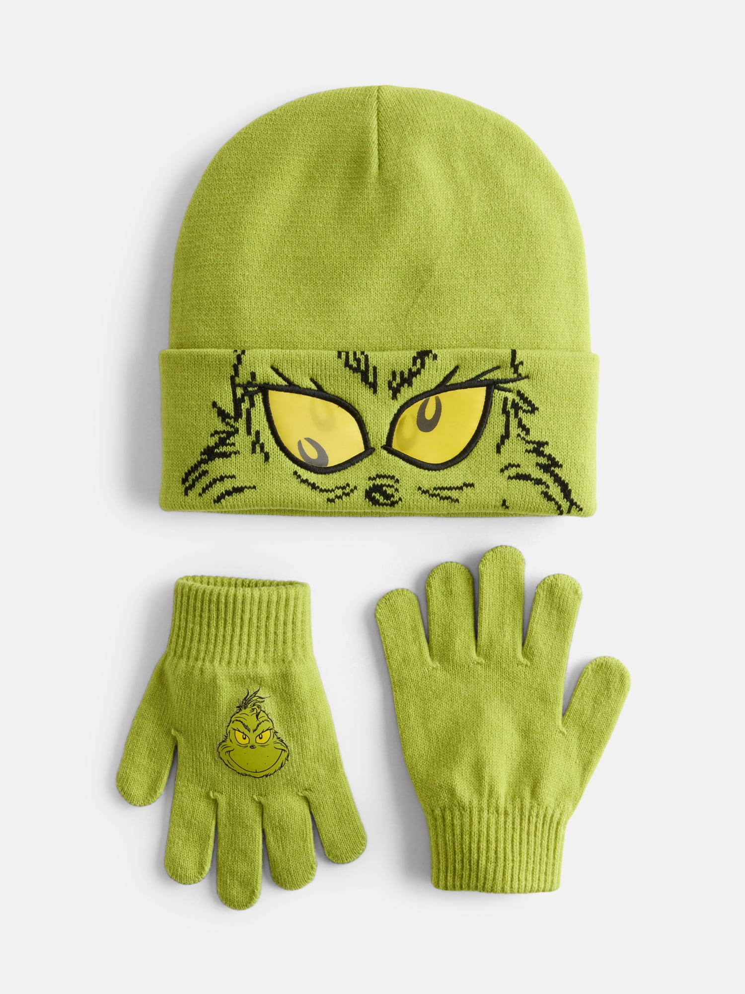The Grinch Boys Beanie and Gloves Set, 2 Piece, One Size