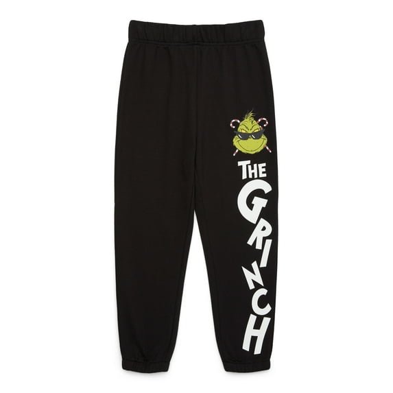 The Grinch Boys’ Graphic Jogger Pants, Sizes 4-18