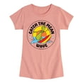 thumbnail image 1 of The Grinch - Catch The Mean Wave - Toddler & Youth Girls Short Sleeve Graphic T-Shirt, 1 of 1