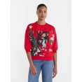 thumbnail image 1 of The Grinch Women's Christmas Light Up Fleece Sweatshirt, Sizes XXS-4X, 1 of 5