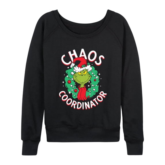 The Grinch - Chaos Coordinator - Women's French Terry Long Sleeve Pullover