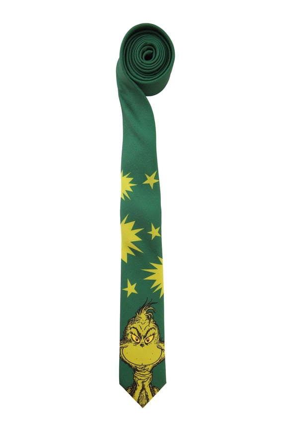 The Grinch Character Necktie for Adults