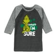 thumbnail image 1 of The Grinch - Charmed I'm Sure - Toddler And Youth Raglan Graphic T-Shirt, 1 of 4