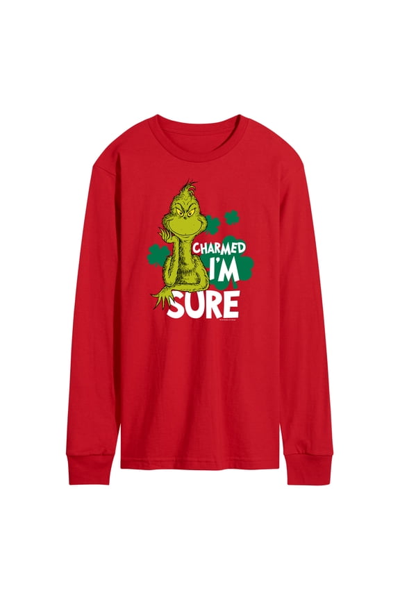 The Grinch - Charmed Im Sure - Men's Long Sleeve T-Shirt