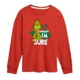 thumbnail image 1 of The Grinch - Charmed Im Sure - Toddler And Youth Long Sleeve Graphic T-Shirt, 1 of 5