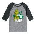 thumbnail image 1 of The Grinch - Charmed Im Sure - Toddler And Youth Raglan Graphic T-Shirt, 1 of 5