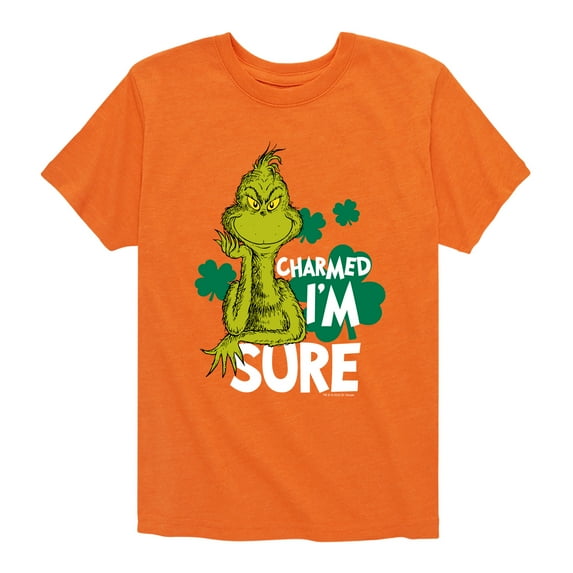The Grinch - Charmed Im Sure - Toddler And Youth Short Sleeve Graphic T-Shirt