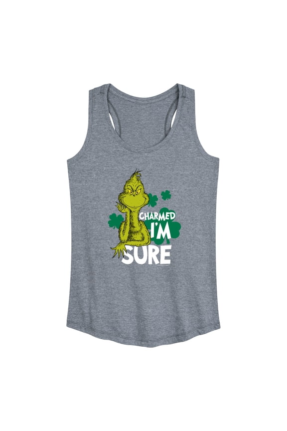 The Grinch - Charmed Im Sure - Women's Racerback Tank Top