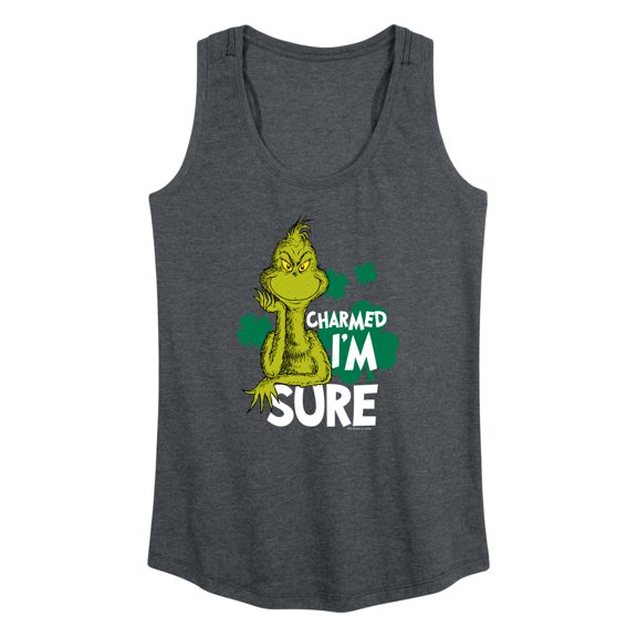 The Grinch - Charmed Im Sure - Women's Racerback Tank Top