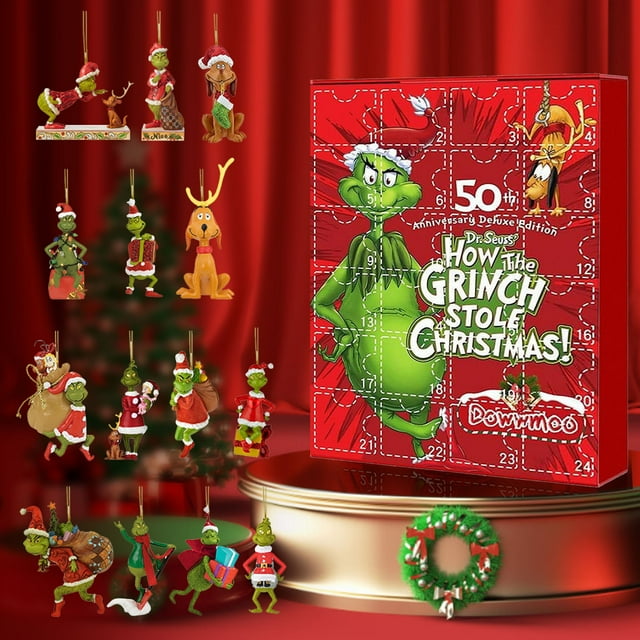 The Grinch Christmas Decorations Christmas Advent Calendar Countdown