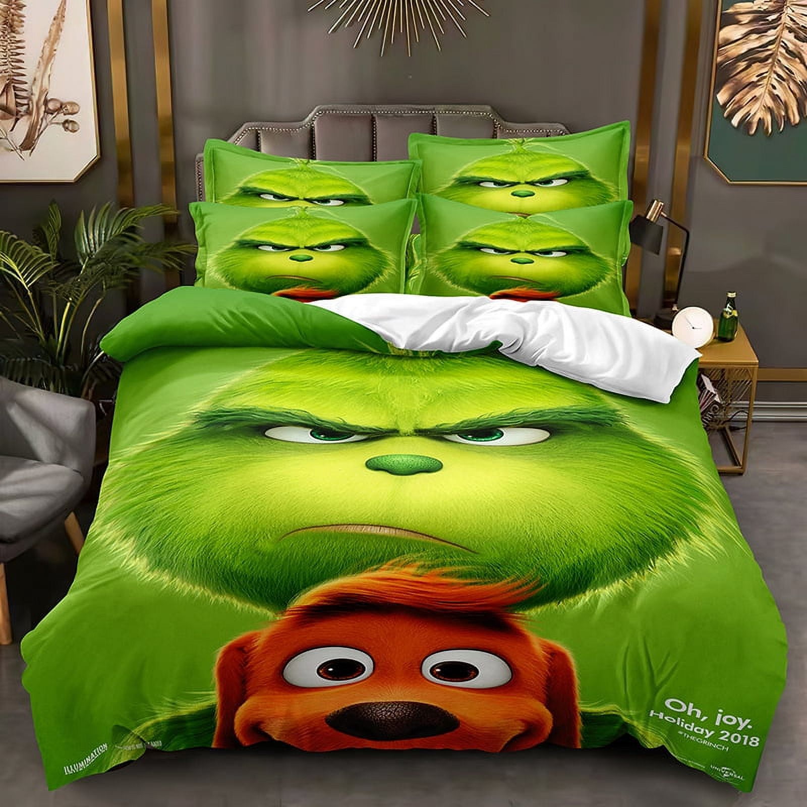 The Grinch Christmas collection cartoon bedding set cute bedding set ...