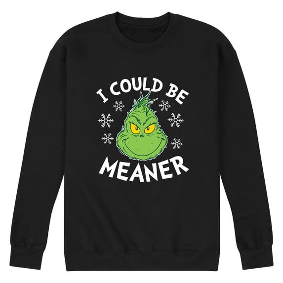 The Grinch - Could Be Meaner - Men's Crew Fleece Sweatshirt
