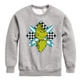 thumbnail image 1 of The Grinch - Crossed Surfboards - Toddler & Youth Crewneck Fleece Sweatshirt, 1 of 4