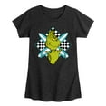 thumbnail image 1 of The Grinch - Crossed Surfboards - Toddler & Youth Girls Short Sleeve Graphic T-Shirt, 1 of 4