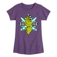 thumbnail image 1 of The Grinch - Crossed Surfboards - Toddler & Youth Girls Short Sleeve Graphic T-Shirt, 1 of 4